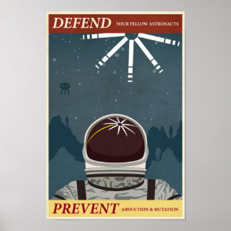 Poster de propagande de jeux d'arcade- dixième dan