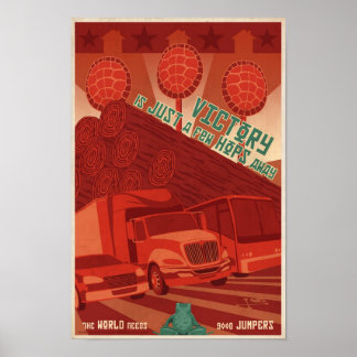 Poster de propagande de jeux d'arcade - troisième 