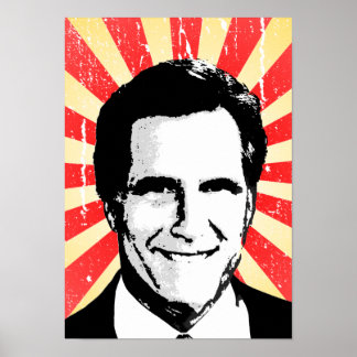 POSTER DE PROPAGANDE POLITIQUE, Mitt Romney 2