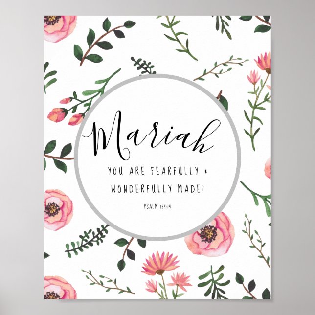 Poster de Psaume Fearful et merveilleusement fait  (Devant)