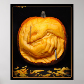 Poster de Pumpkingutter - Mains de sculpture