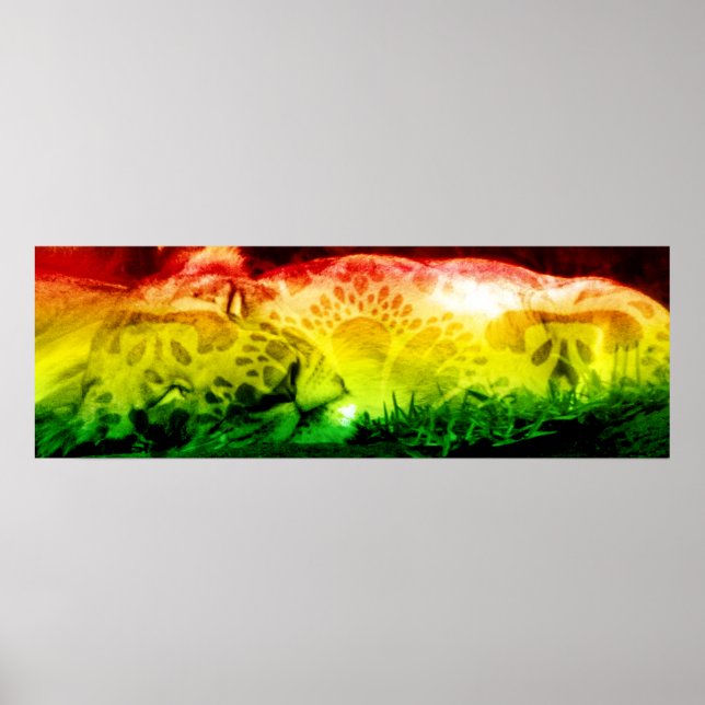 Poster de Rasta Lion (Devant)