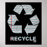 Poster de recyclage de carnet