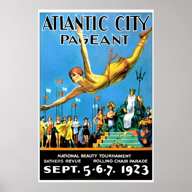 Poster de reproduction du pagent de la ville d'Atl (Devant)