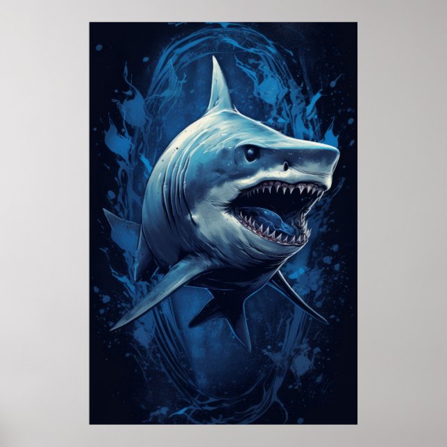 Poster de requin (Devant)