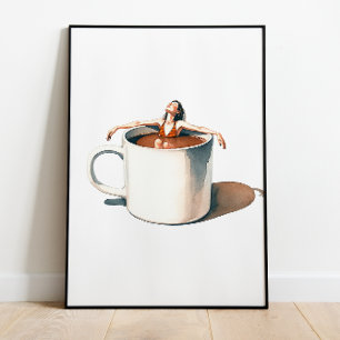 Poster de retraite de la Mug Café