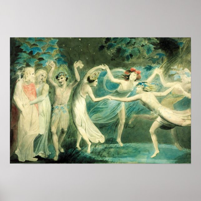 Poster de rêve de William Blake Midsummer Night (Devant)