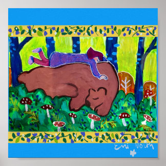 Poster de rêve endormi