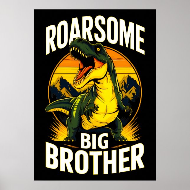 Poster de Roarsome Dinosaur Big Brother (Devant)