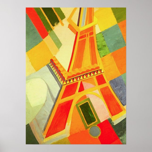 Poster de Robert Delaunay Tour Eiffel (Devant)