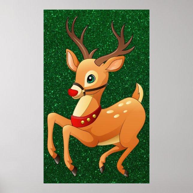 Poster de Rudolph Prancing (Devant)