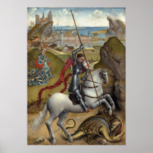 Poster de Saint George Rogier van der Weyden Art