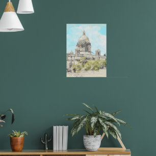 Poster de Saint-Pétersbourg Russie - Elégant paysa