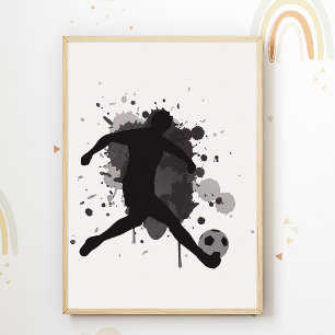 Poster de salle pour enfants de soccer Sports Nurs