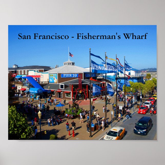 Poster de San Francisco Pier 39 #12-2 (Devant)