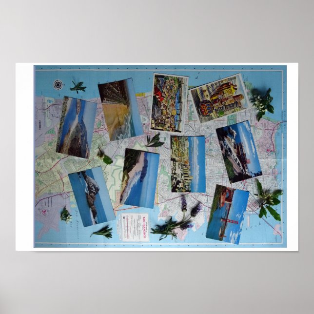 Poster de San Francisco Vintage Scenery (Devant)