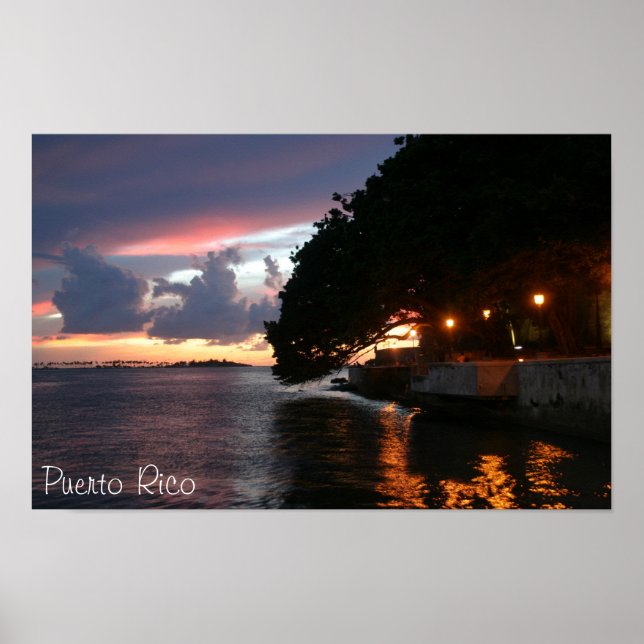 Poster de San Juan, Porto Rico (Devant)