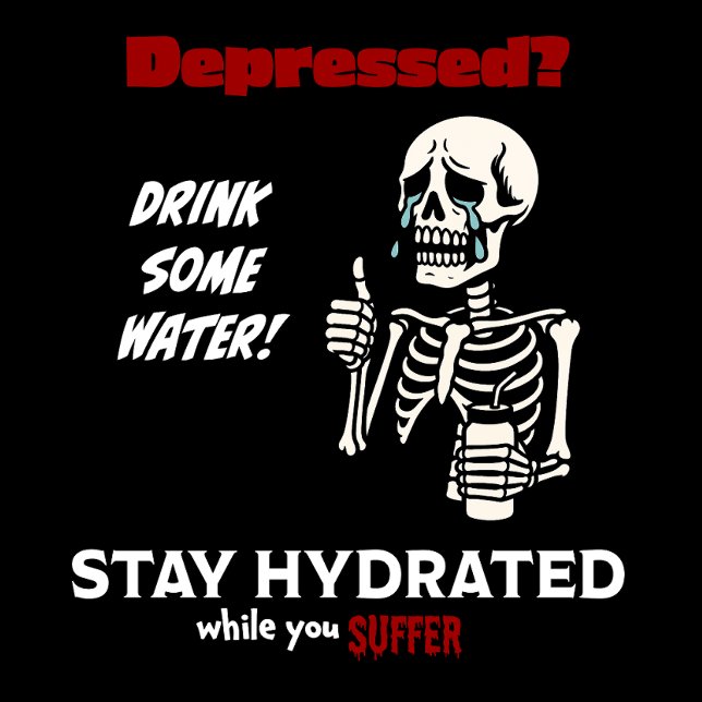 Poster de santé mentale amusant - Impression légèr (Créateur téléchargé)