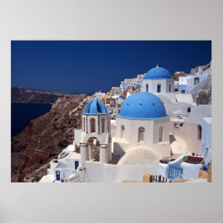 Poster de Santorin Grèce