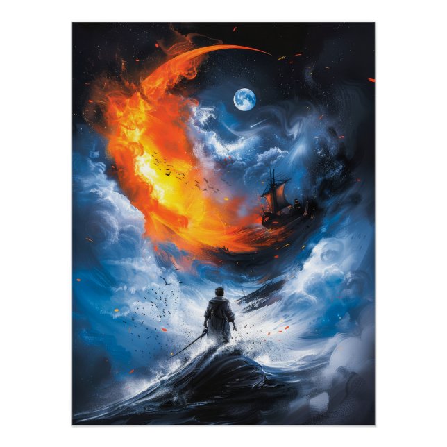 Poster de science-fiction Art (Devant)