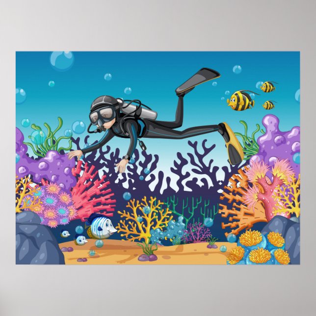Poster de Scuba Diver (Devant)