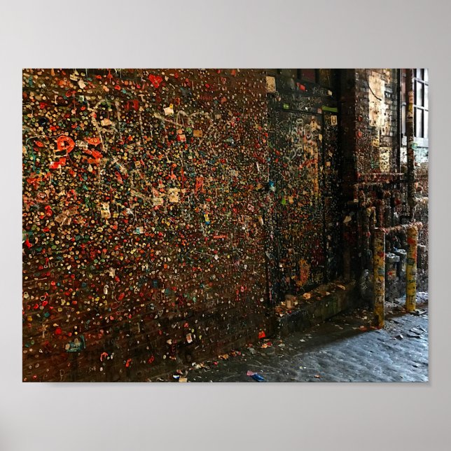 Poster de Seattle Gum Wall #1 (Devant)