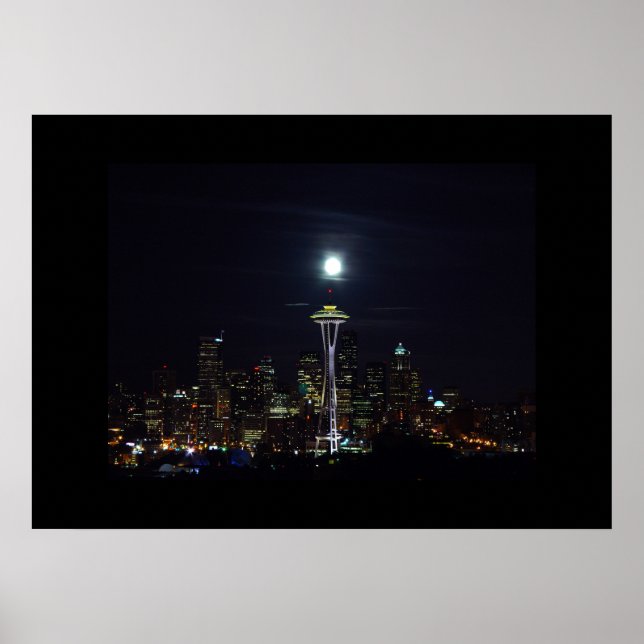 Poster de Seattle Skyline (Devant)