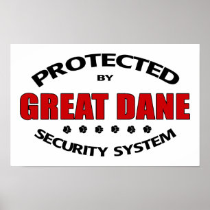 Poster de sécurité Great Dane