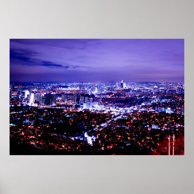 Poster de Séoul Corée (Devant)