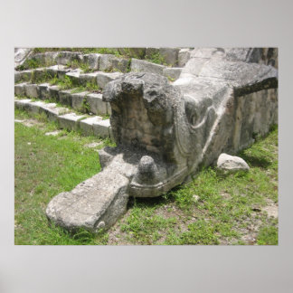 Poster de serpent maya