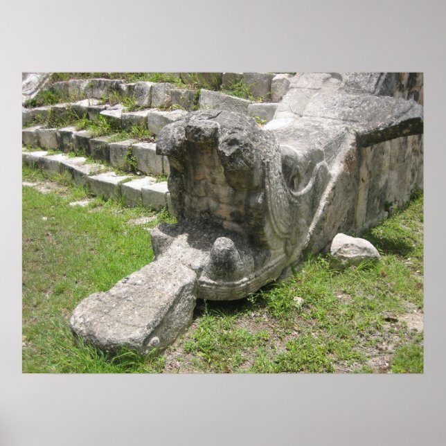 Poster de serpent maya (Devant)