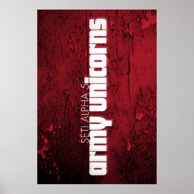 Poster de Seti Alpha 5 "Unicornes de l'Armée" (Devant)