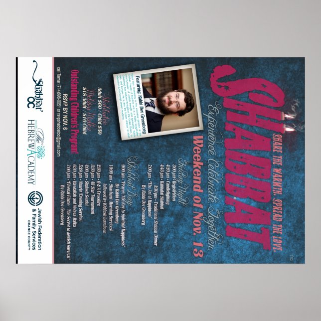 Poster de Shabbaton (Devant)