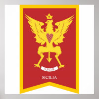 Poster de Sicile Italie