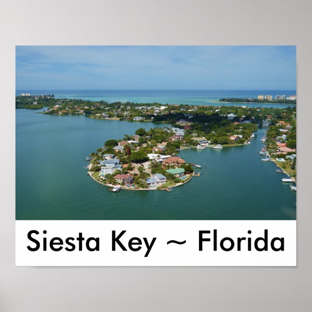 Poster de Siesta Key, Floride (Devant)