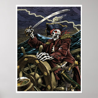 Poster de Skeleton Pirate