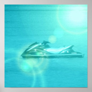 Poster de ski Jet