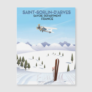 Poster de ski Saint-Sorlin d'Arves France