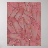 Poster de soles de pieds nus par FunnyFeet