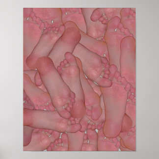 Poster de soles de pieds nus par FunnyFeet