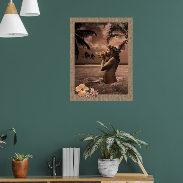 Poster de soufflage conique avec cadre (Salon 1)