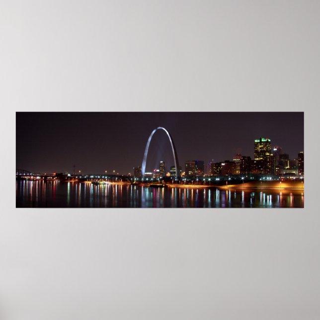 Poster de St. Louis Skyline (Devant)