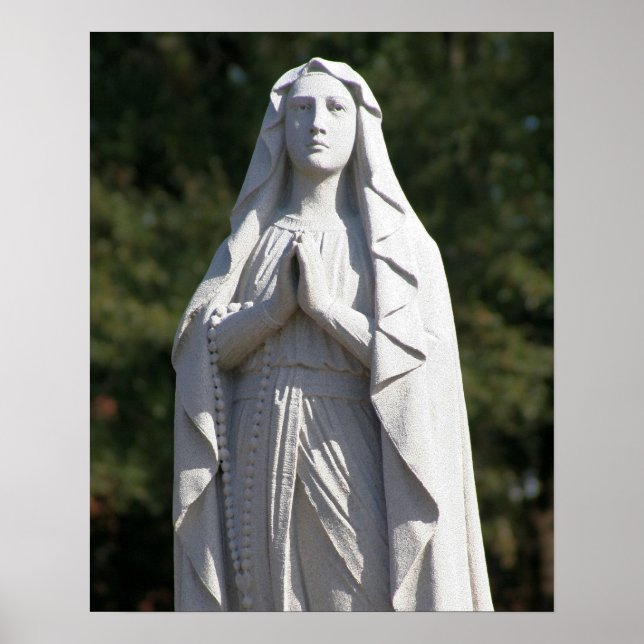 Poster de St. Mary dans la prière 16x20 (Devant)