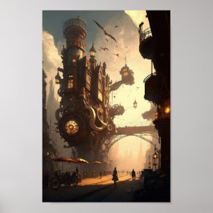 Poster de Steampunk City
