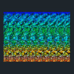 Poster de stéréogramme 3D caché - Ocean Creatures<br><div class="desc">Illusion de stéréogramme montrant une variété de poissons, de hippocampes et d'une tortue de mer dans l'image cachée 3D. taille recommandée pour la meilleure expérience d'observation : 16"x12". Stéréogramme est une illusion 3D optique extraordinaire. Il ressemble à un tableau abstrait avec un motif extensible, mais il y a une scène...</div>