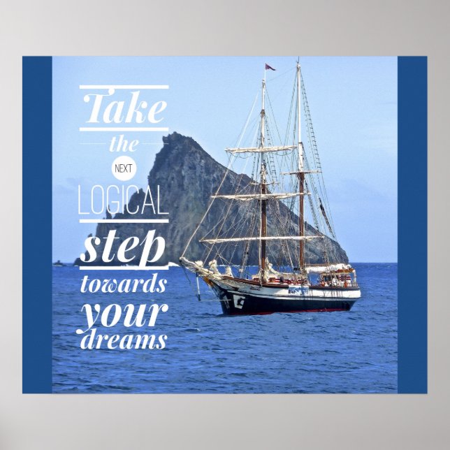 Poster de succès motivationnel - Dream Building (Devant)