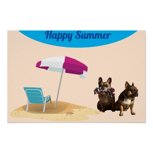 Poster de Summer Bulldog (Devant)