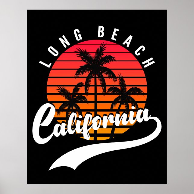 Poster de Sunset Retro Long Beach (Devant)