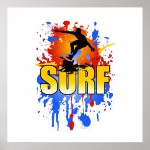 poster de surf