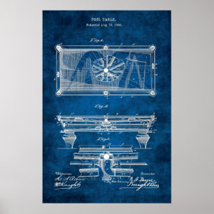 Poster de table de billard Art #10 Billiard